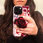Black Baccara Magnetic Phone Grip (MagSafe compatible)