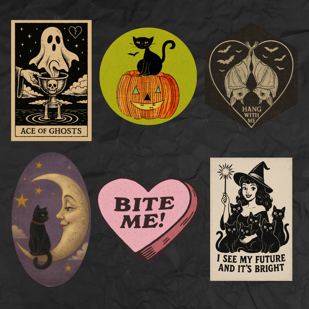 Mystery Halloween Sticker Pack